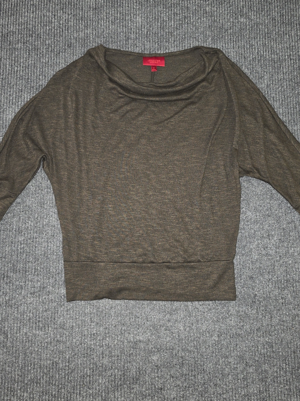 Jennifer Lopez Black Top with Red Label